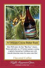 N'Orleans Cocoa Butter Rum Flavored Coffee